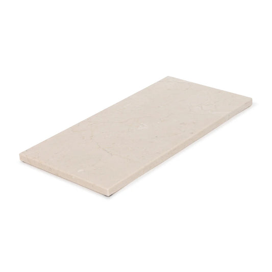 Marmer dienblad rechthoek MAAT M beige 15x30cm